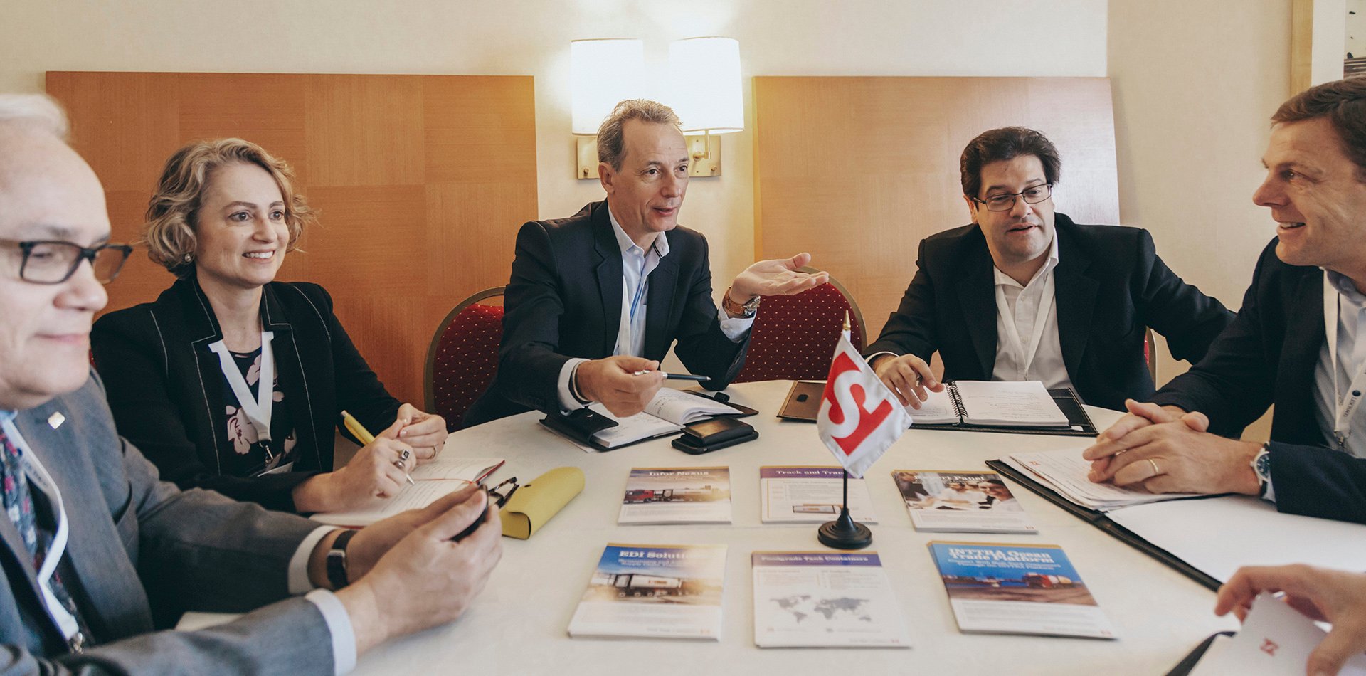 Stolt Tank Containers experts during meeting