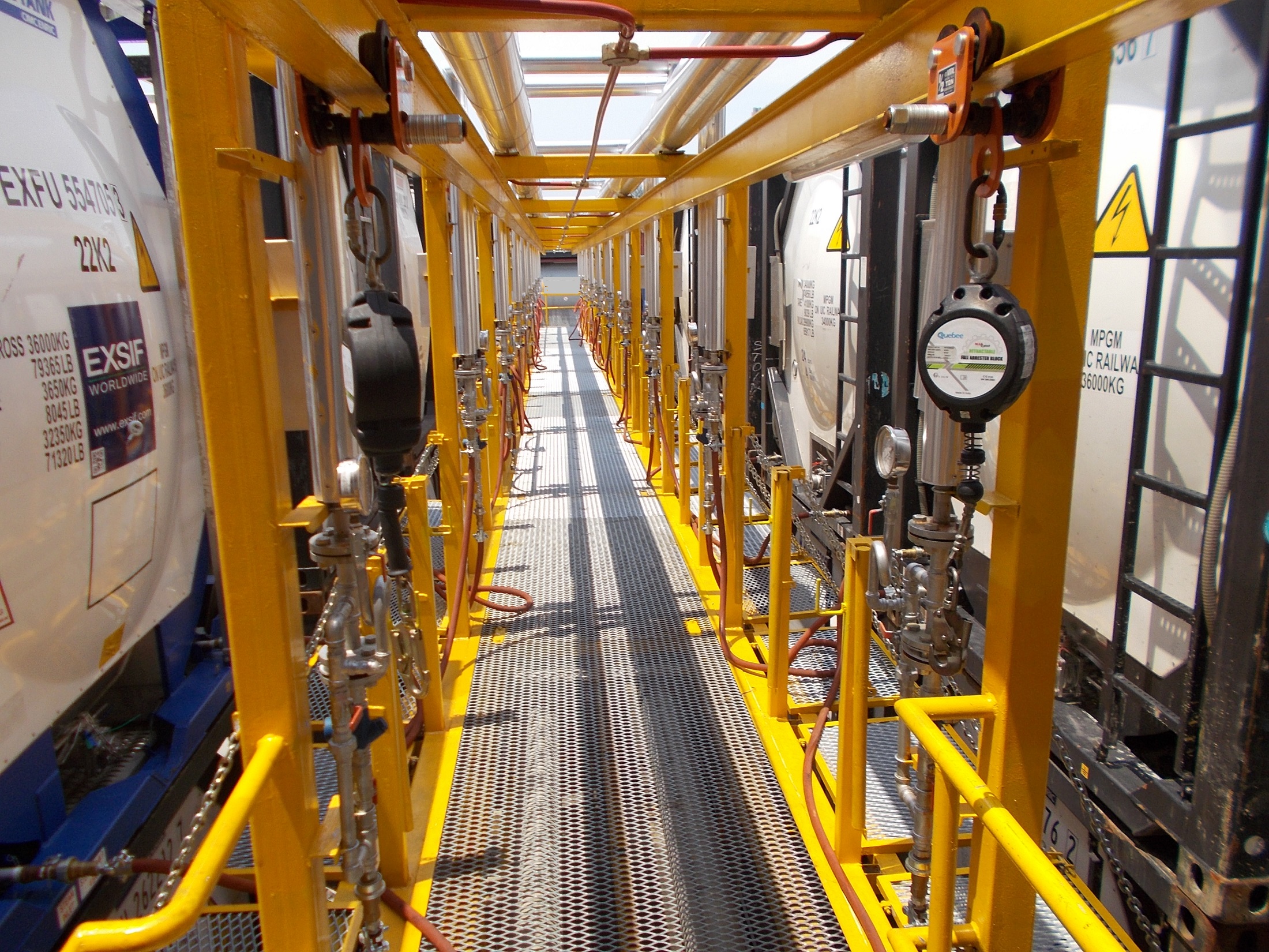 Heating station equipment in Stolt Singapore depot