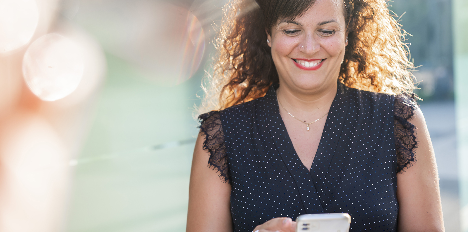 Young sales woman checking the status of shipment via Supply Chain Management Platform