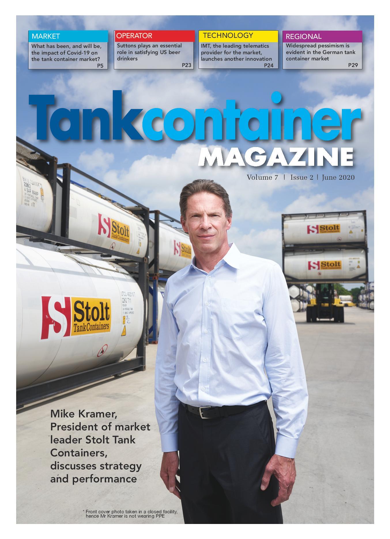 Tankcontainer Magazine Cover page